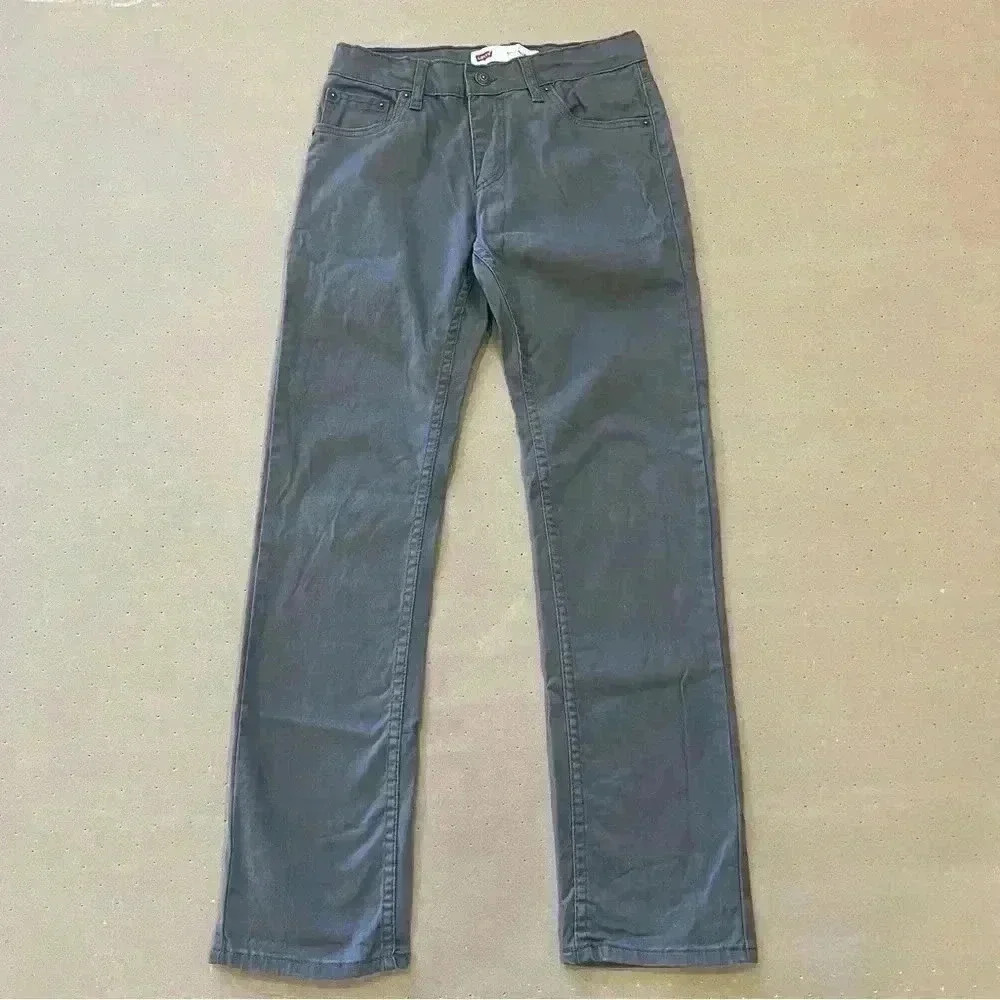 Levi's Girls 511 Slim Grey Pants Size 14 Regular
